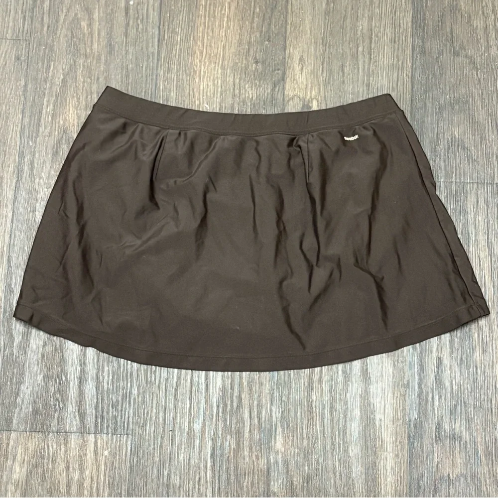 Reebok Brown Swim Skirt - Size Large